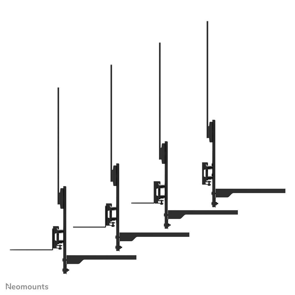 Neomounts AV60-500BL Kit videobar e ripiano per laptop 43-110" - VESA - max 8 kg - universale